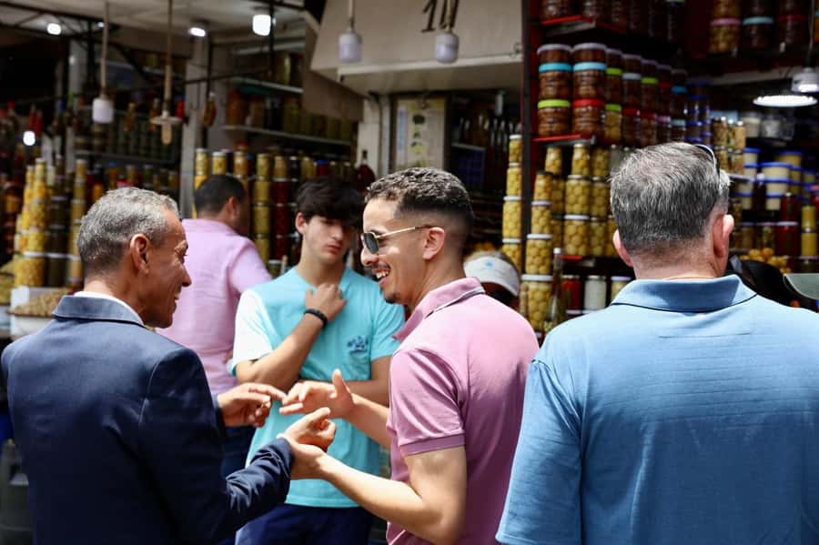 Marrakech Street Food Tour – Taste Local Flavors - Finishing with mint tea on a café terrace