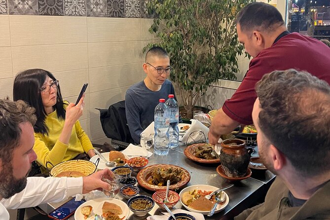 Marrakech Street Food with +10Tasting & Tanjia Dinner|Guided Walk - Hot msamen at Riad Sidi Ayoub