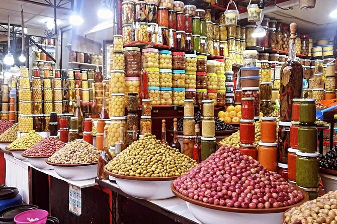 Marrakech Tasting Tour: Experience Local Street Food & Culture! - Souk Semmarine explores olives and preserved lemons