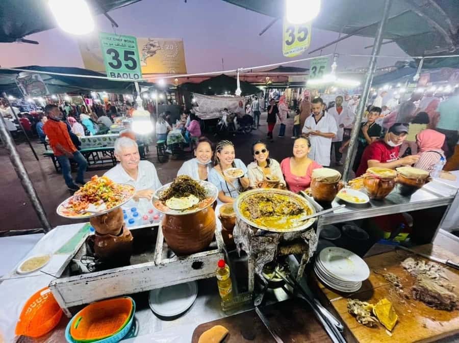 Marrakesh: Guided Street Food Tasting by Locals - Meeting at Café de France and entering Jemaa el-Fnaa