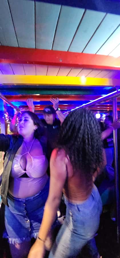 Medellin: Party Bus with DJ & Street Food Tastings - The 4 Sur Bridge photo stop