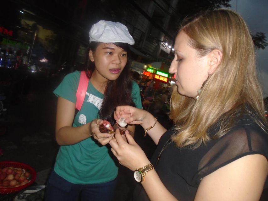 Midnight Street Food Tour In Saigon By Motorbike - Flowers under the midnight lights