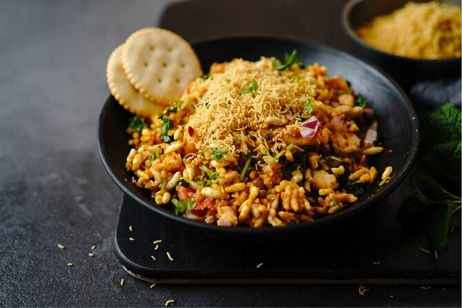 Mumbai Street Food Crawl (2 Hours Guided Food Tasting Tour) - Bhel and pani puri in the chat lanes