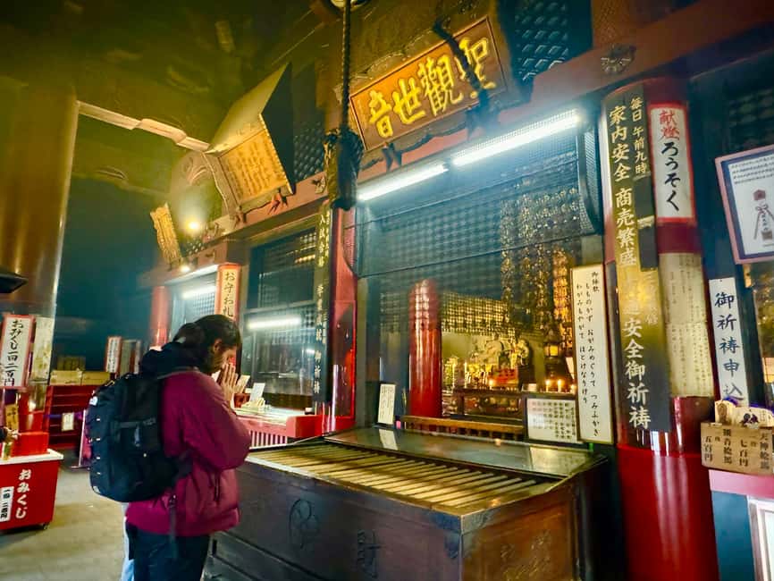 Nagoya: Kannon Temple ＆ Osu District Street Food Guided Tour - From temple quiet to Osu’s food arcades