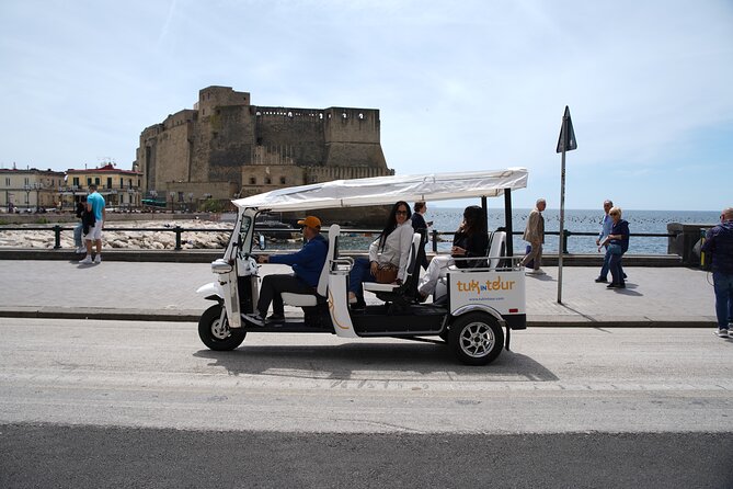 Naples in Tuk Tuk between Panoramas and History and Street Food - The port, Piazza Municipio, and Castel Nuovo