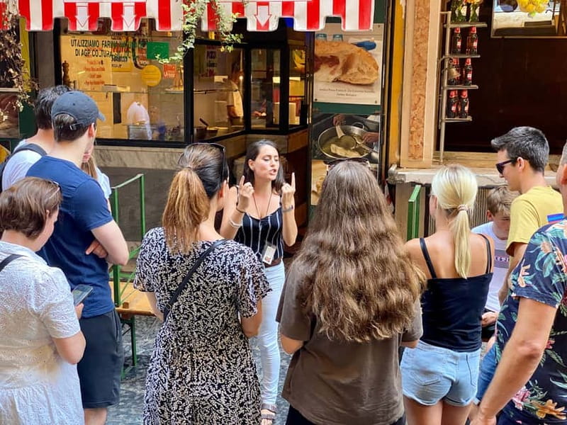 Naples: Old City Center Street Food Tour with Spritz - Meeting among Greek ruins at Piazza Bellini