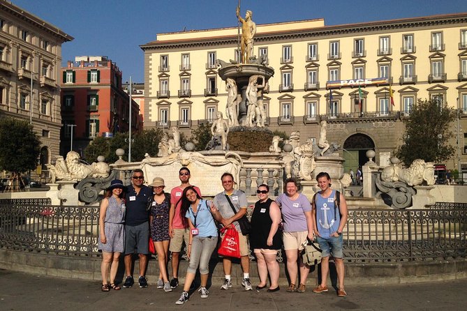 Naples Street Food Experience with local guide - Small Group Tour - Castel Nuovo and the storybook entrance to Naples