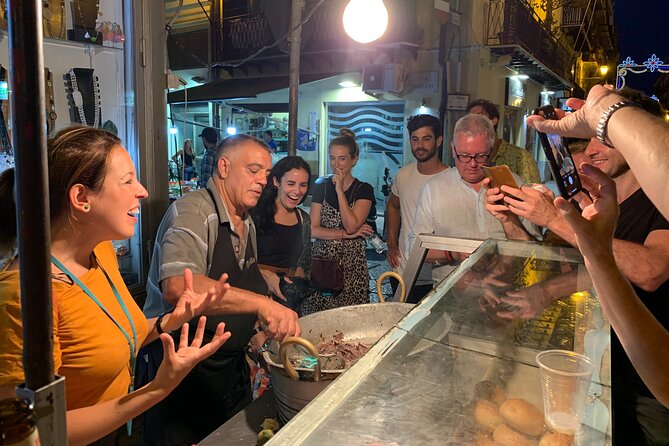 Night Street Food Tour of Palermo with a Local -For real foodies! - Meeting the group beneath Teatro Massimo