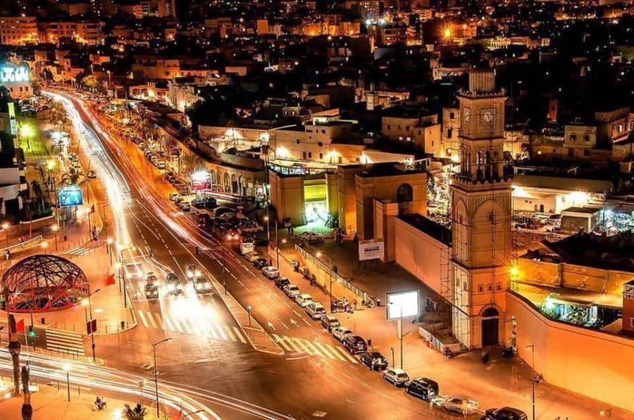 Night Tour of Casablanca with Street Food Tasting - Hassan II Mosque: the grand opening view