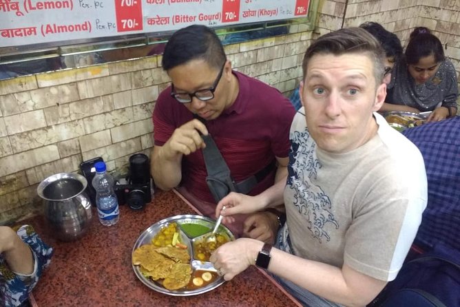 Old Delhi Street Food Tour With Spice Market On Tuk Tuk - Paranthe Wali Gali for stuffed fried bread