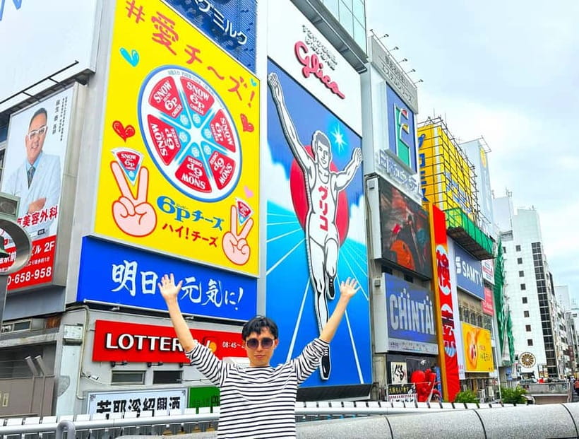 Osaka: 2-Hour Local Street Food Tour – Dotonbori & Namba - Dotonbori food stops: takoyaki, takosen, and more