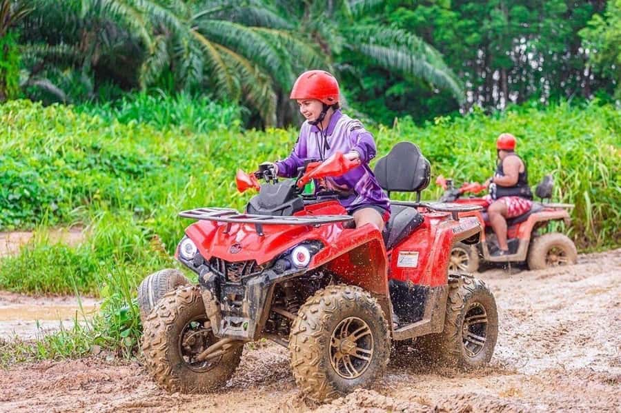 Phuket: Old Town + ATV 30Min Zipline 15Pform + Night Market - Phuket Old Town in colorful Sino-Portuguese streets