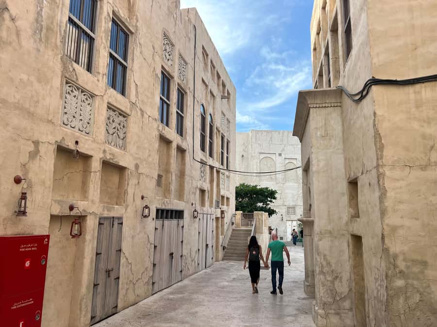 Private Dubai Old Town Tour,street food,Boat & Museums - Al Bastakiya, where the walking begins