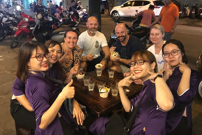 Private Ho Chi Minh Street Food Tour by Motorbike with Ao Dai Female Rider - The first tastes: rice cakes, dumplings, and pancakes