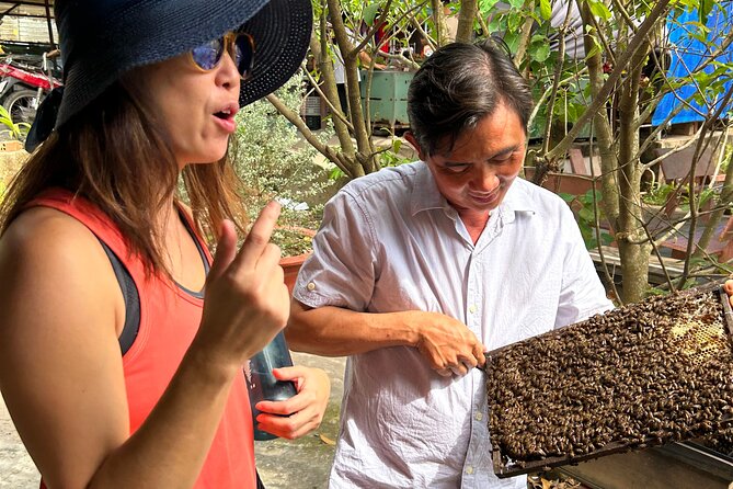 Private Scooter Street Food Tour in Saigon with 11 Tastings - District 10 flower market and dessert