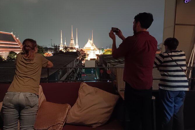 Private Tour : Bangkok Night Private Tuk Tuk Tour and Street food - Wat Ratchanadda offers a quick temple view