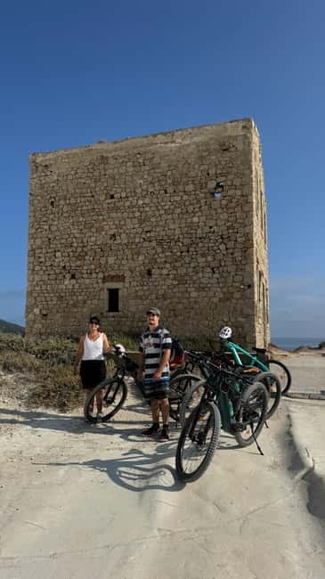 Punta Bianca Adventure: E-bike & Street Food in Sicily's wild nature - Getting comfortable on the Rockrider E-EXPL 700