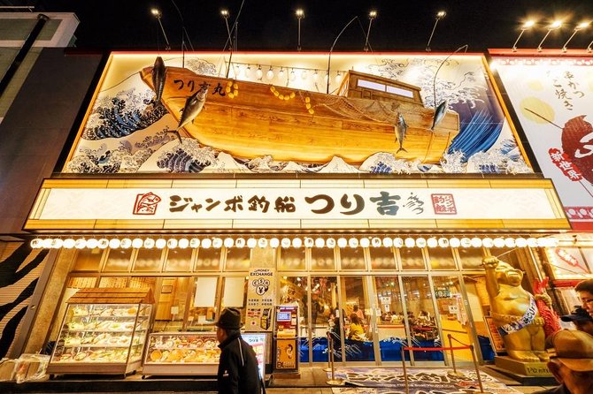 Retro Osaka Street Food Tour: Shinsekai - Billiken Shrine and Jan Jan Yokocho