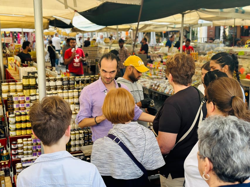 Rome: Jewish Quarter and Campo de' Fiori Street Food Tour - Starting under Giordano Bruno in Campo de Fiori