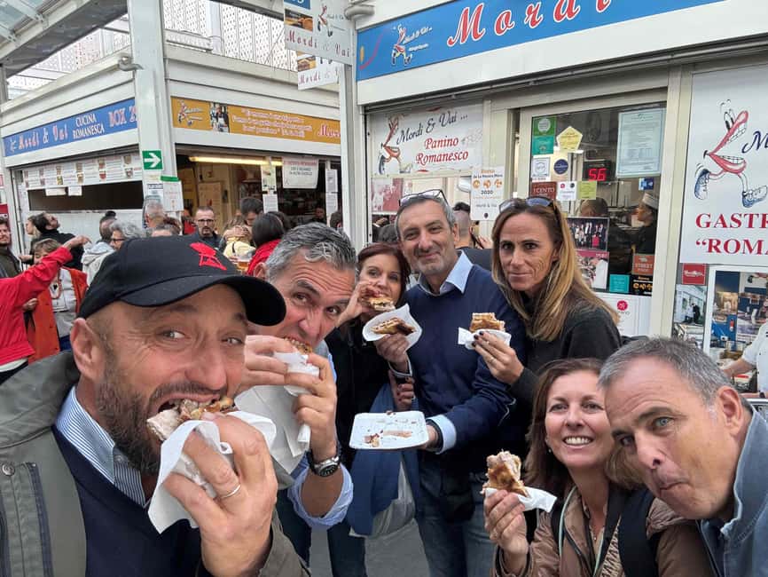 Rome: Testaccio Market Food Tour with Street Food & Wine - Key points at a glance