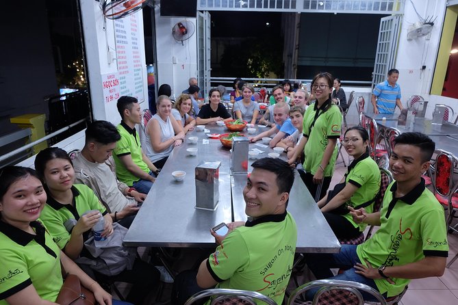 Saigon After Dark and Street Food by Motorbike and Scooter - The first plate: beef noodle soup and sugarcane juice