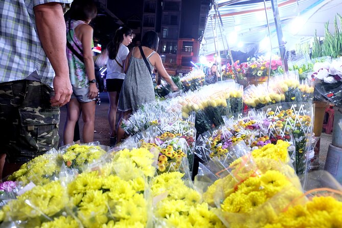 Saigon at Night Walking Street Food Tour - Starting at Ho Thi Ky Flower Market