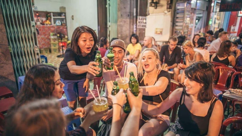 Saigon at Sunset: Ultimate Street Food Experience - Saigon food at street level