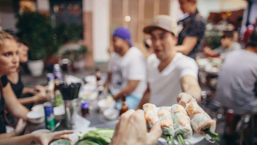 Saigon at Sunset: Ultimate Street Food Experience - Grilled beef, street beer, and small plastic chairs