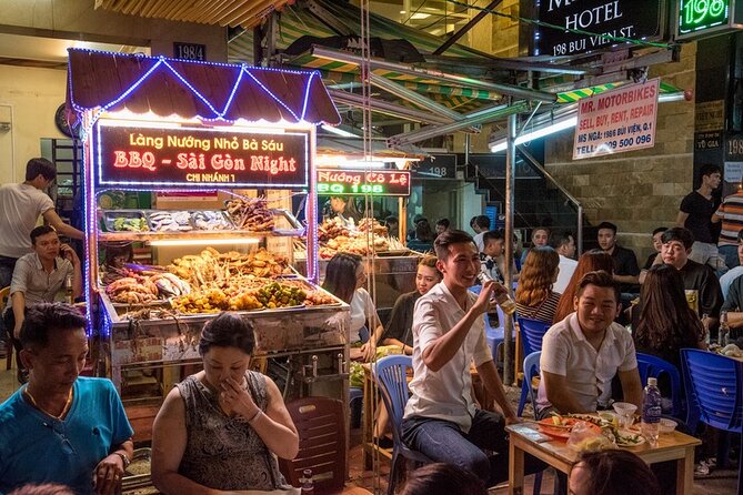 Saigon Night Bites on Foot: Local Vendors, Stories & Sweet Finish - Timing, group size, and practical details