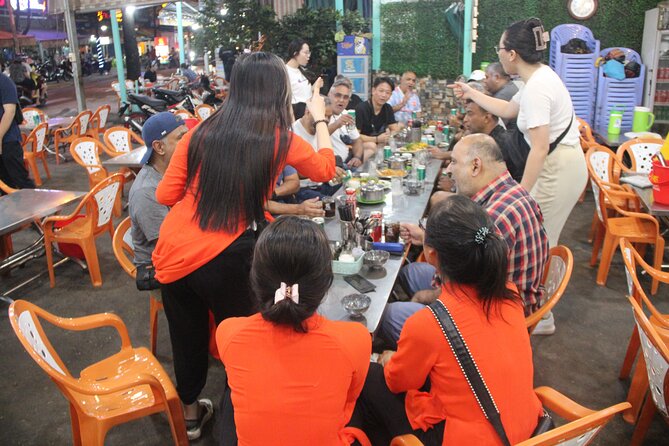 Saigon Vespa By Night Street Food With Female Riders Ao Dai - The bánh xèo stop and a family recipe