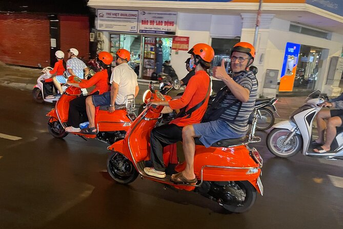 Saigon Vespa By Night Street Food With Female Riders Ao Dai - Coffee, music, and the city’s younger night scene