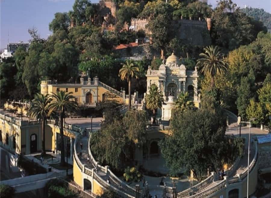 Santiago: Best Street Food Tour With A Local Guide - Cerro Santa Lucia: a scenic first taste of Santiago