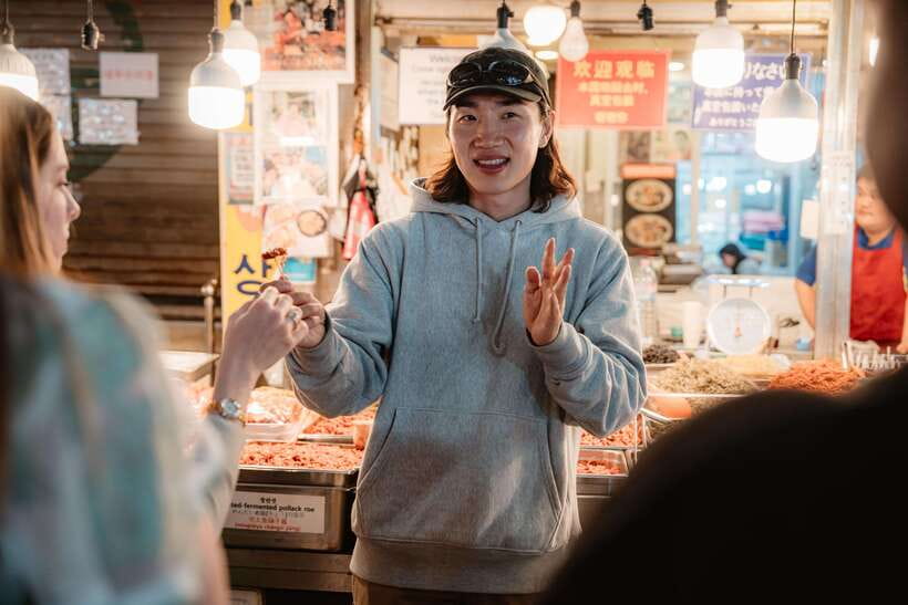 Seoul: Night Market Food Tour with Local Guide - Mung bean pancakes and the market’s famous comfort foods