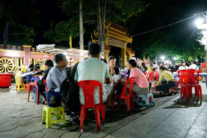 Siem Reap's Ultimate Street Food Tour by Tuk Tuk - Riverside pork ribs in the heart of town