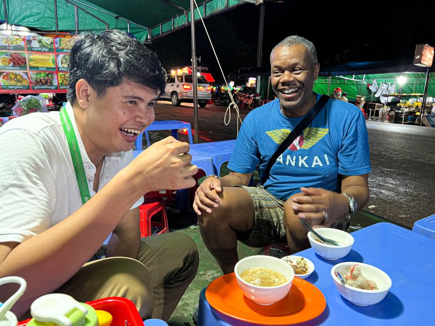 Siem Reap: Tonle Sap and Kampong Phluk Tour with Street Food - Fried insects, skewers, beer, and a full stomach