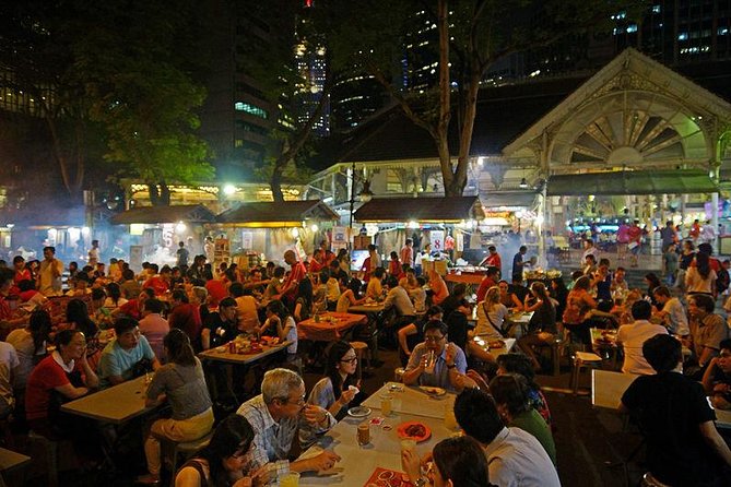 Singapore Nightlife: Street Food, Night Views and Drinks - Satay Street, where dinner begins