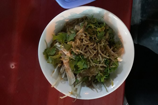 Small Group Hanoi Street Food Tour with a Real Foodie - A restaurant meal, drinks, and dessert
