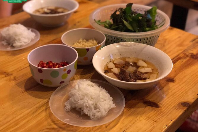 Street Food Tour Hanoi By Walking - Hoan Kiem Lake after dark