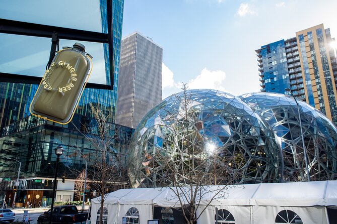 Street Food Tour of South Lake Union- Area of Amazon Spheres - An outside look at the Amazon Spheres