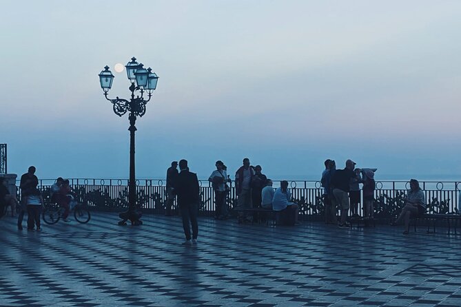 Taormina Cultural Walk and Street Food Experience - Three bruschettas at a family wine bar