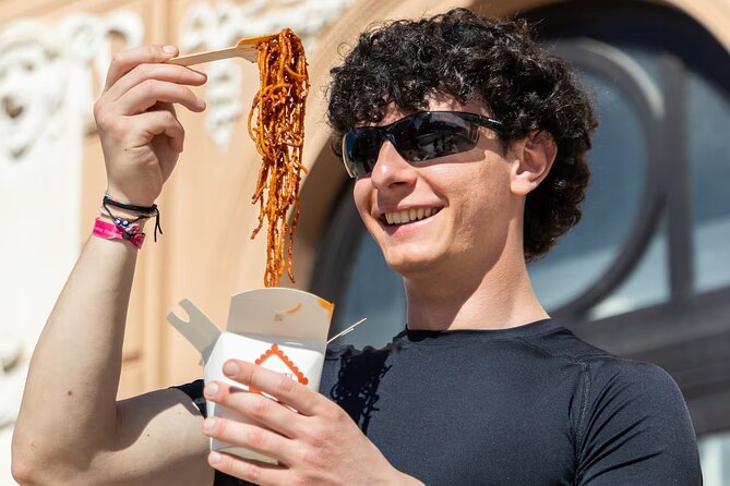 The Original Private Street Food Walking Tour in Bari - Piazza Ferrarese and a piece of Roman road