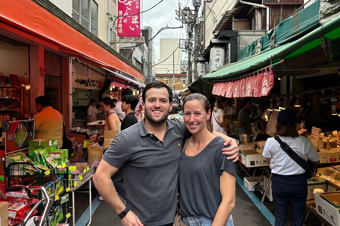Tokyo: Private Tsukiji Fish Market Tour with 3 Food Stops - Tsukiji Hongwanji Temple’s unusual exterior