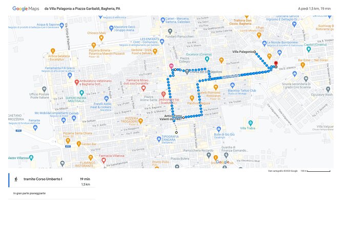 Tour of Villa Palagonia and Street Food itinerary in Bagheria - Corso Umberto I, Bagheria’s central living room