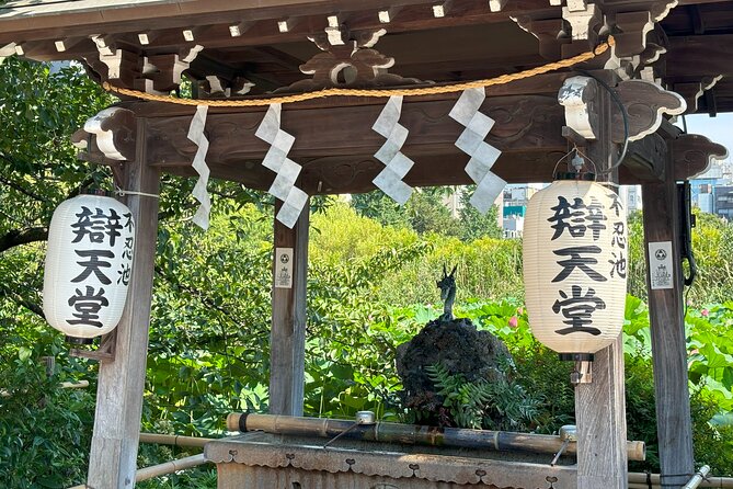 Ueno Park and Ameyoko Street Food Market Half Day Walking Tour - Shinobazu Pond and Bentendo Shrine